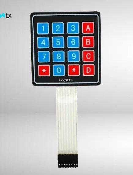 4×4 Matrix Keypad Membrane