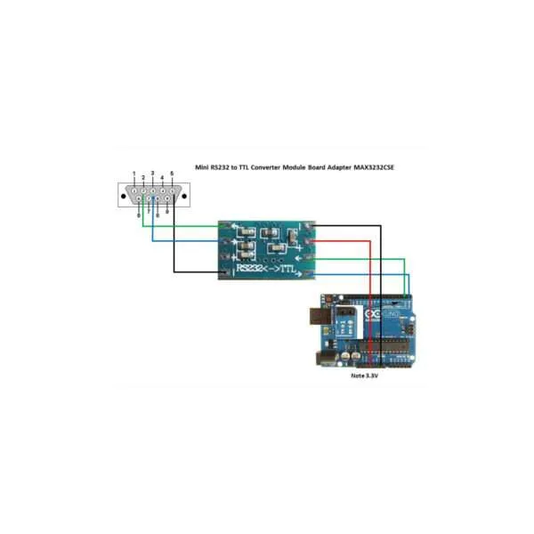 MAX3232 Mini RS232 to TTL Module - Image 3