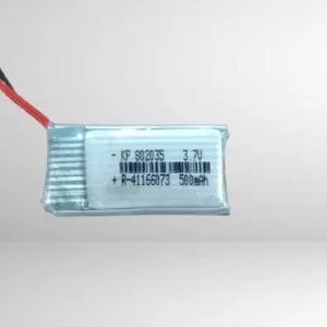500mAh 3.7V single cell Rechargeable LiPo Battery