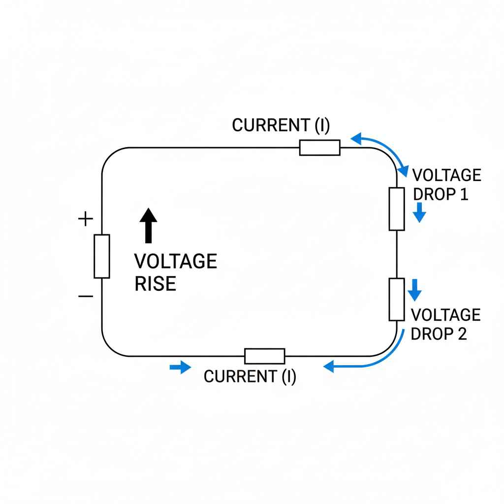 Kirchoff's Voltage Law Basic Concept