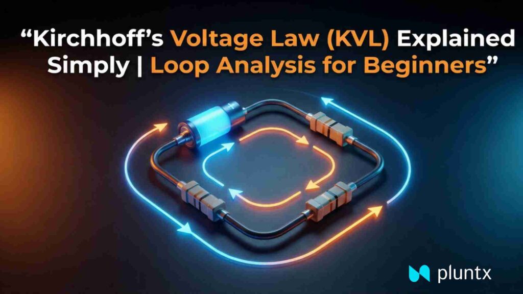 Kirchhoff’s Voltage Law (KVL) Explained Simply | Loop Analysis for Beginners