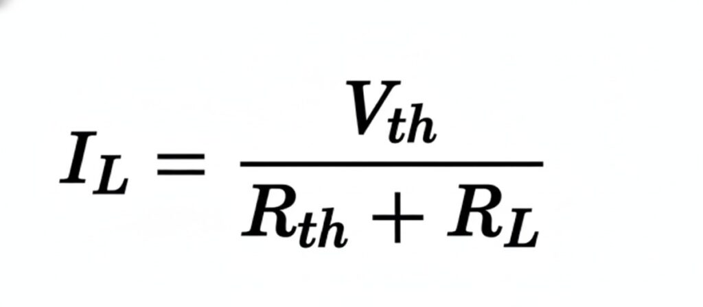 Thevenin’s Theorem Mathematical Expression
